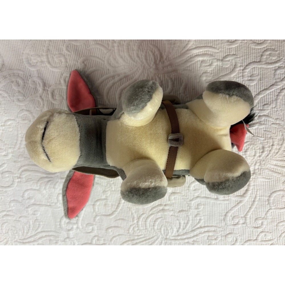 Disney Eeyore Plush Animal Toy Safari Adventure Hat Saddle Backpack 11 inches - Picture 5 of 6